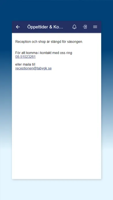 Screenshot di Täby Golfklubb