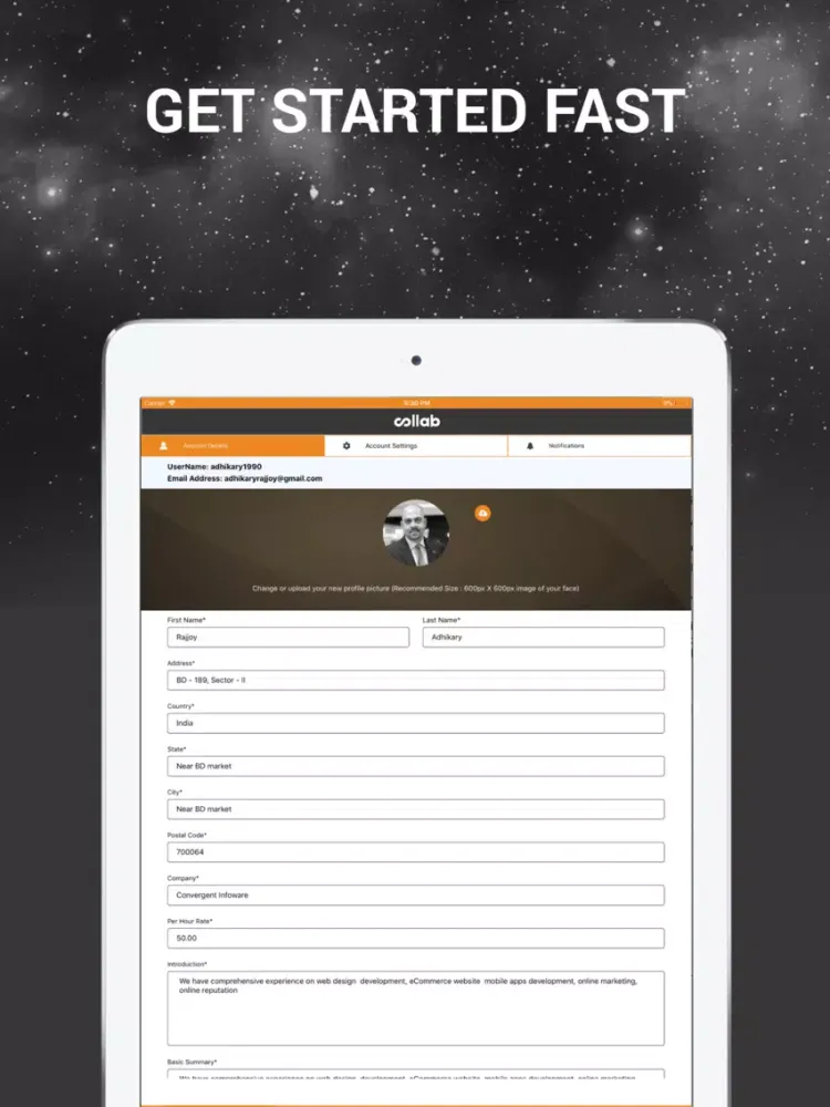 Collab iPad  স্ক্রিনশট