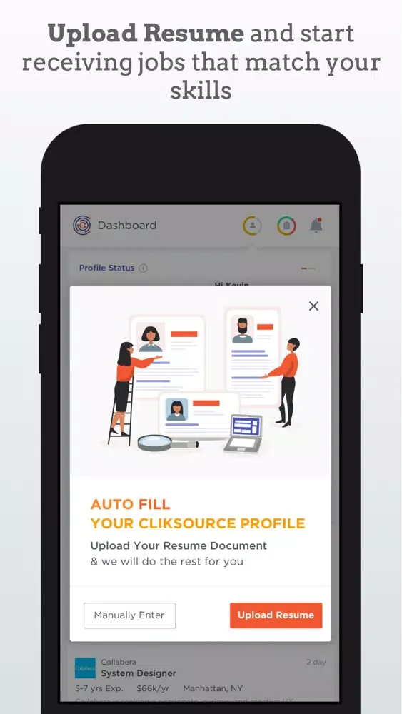 ClikSource for Candidate Ekran Görüntüleri