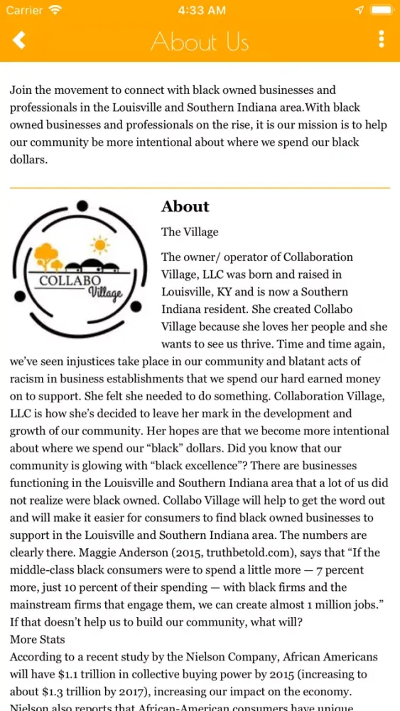 Ảnh chụp màn hình của Collabo Village