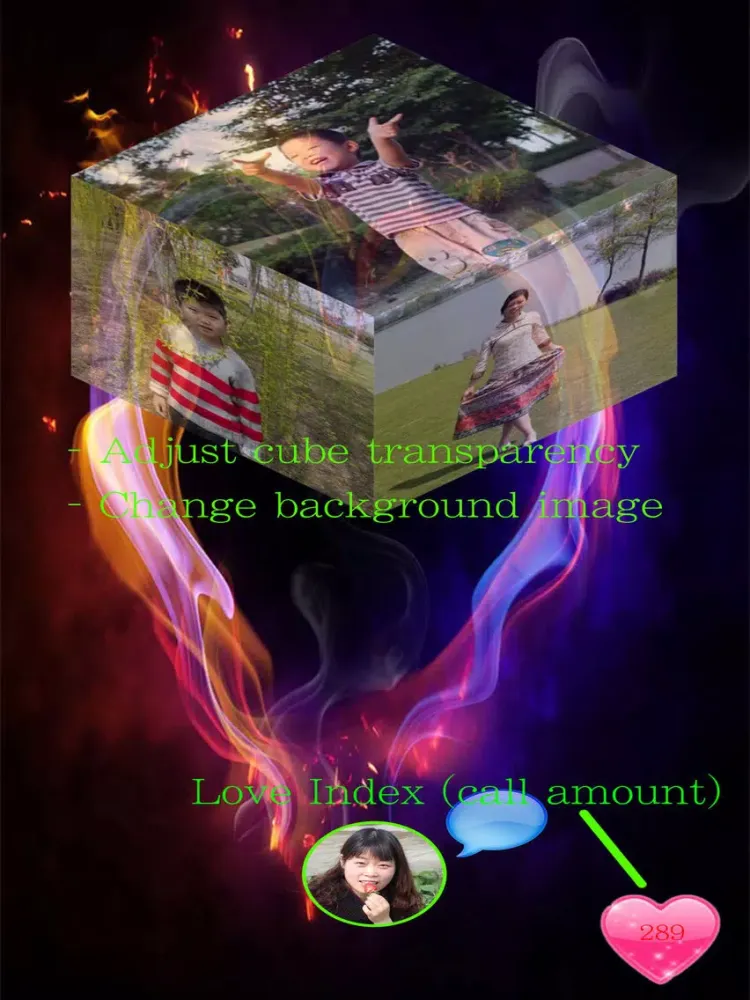 Скриншоты LoveCall - one touch speed dial ( for sweetheart and couples ) iPad 
