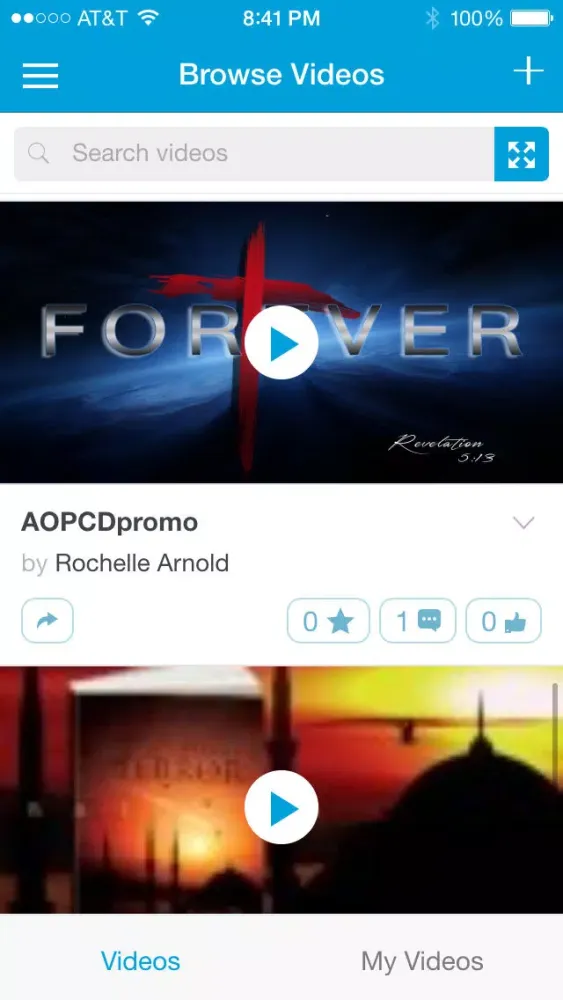 Capturas de pantalla de CollectiveFaith Christian Social Network