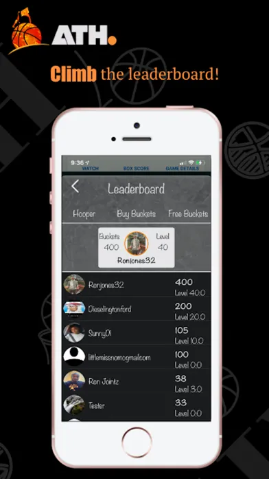 ATH - Pickup Basketball App স্ক্রিনশট