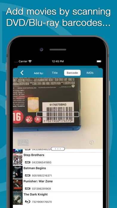 Capturas de tela do CLZ Movies collection database