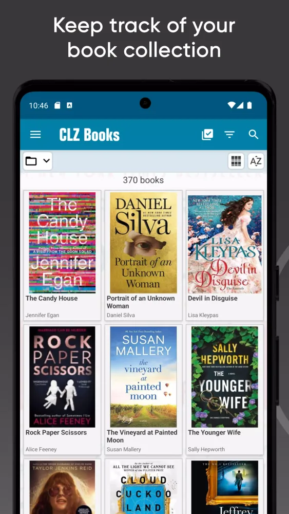 Tangkapan layar CLZ Books