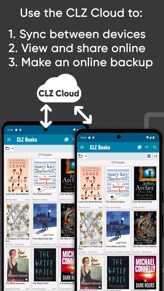Tangkapan layar CLZ Books