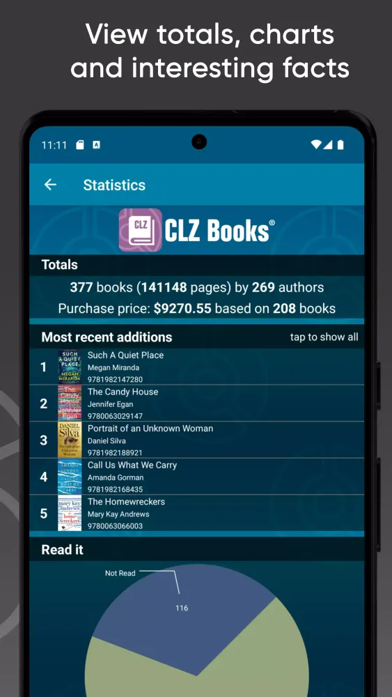 Tangkapan layar CLZ Books