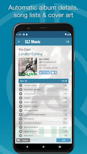 ภาพหน้าจอของ CLZ Music - CD/vinyl database