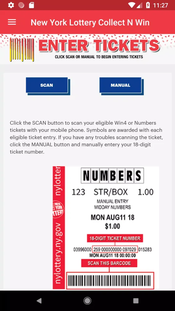 New York Lottery Collect N Win Screenshots