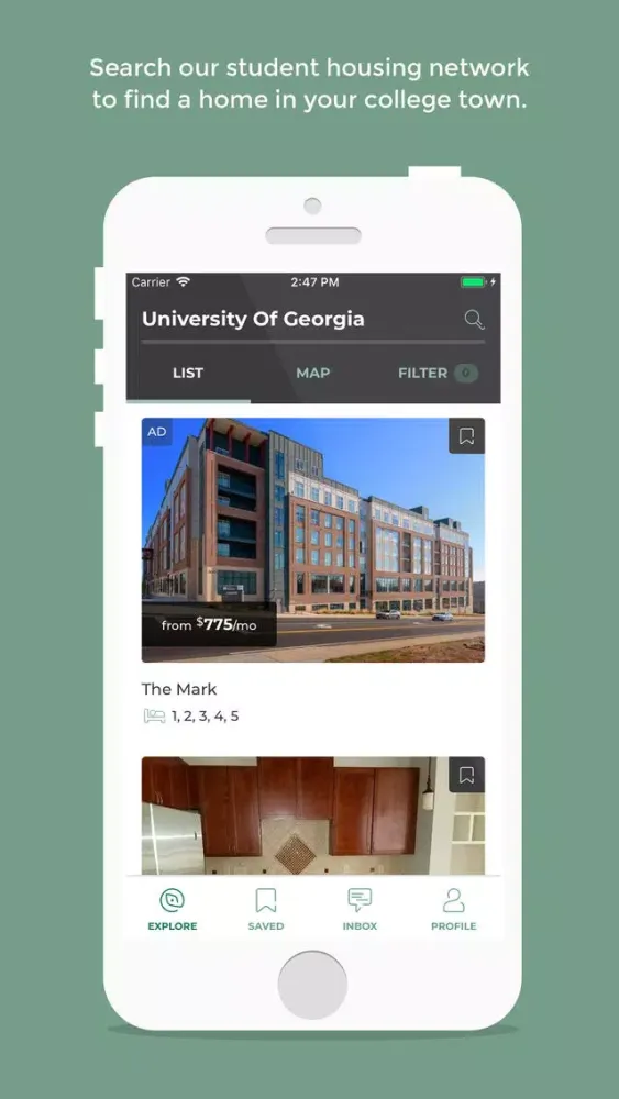 College House Student Rentals Ekran Görüntüleri