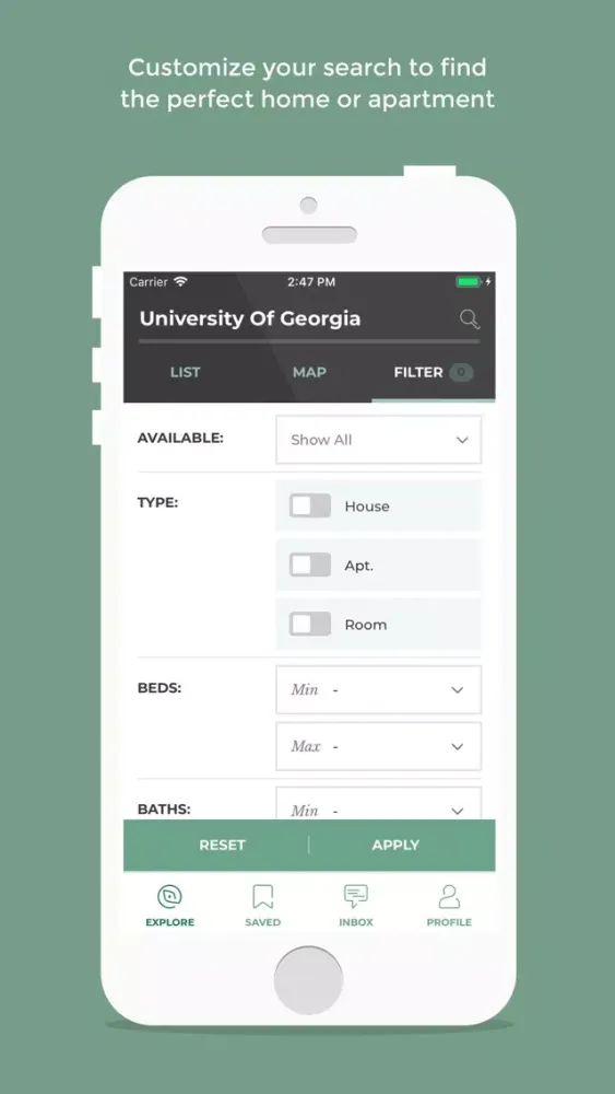 College House Student Rentals Ekran Görüntüleri
