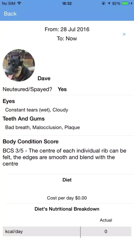 SNAP: Smart Nutritional Advice for Pets Screenshots