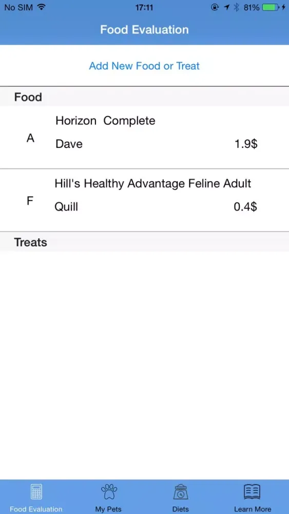 SNAP: Smart Nutritional Advice for Pets Screenshots