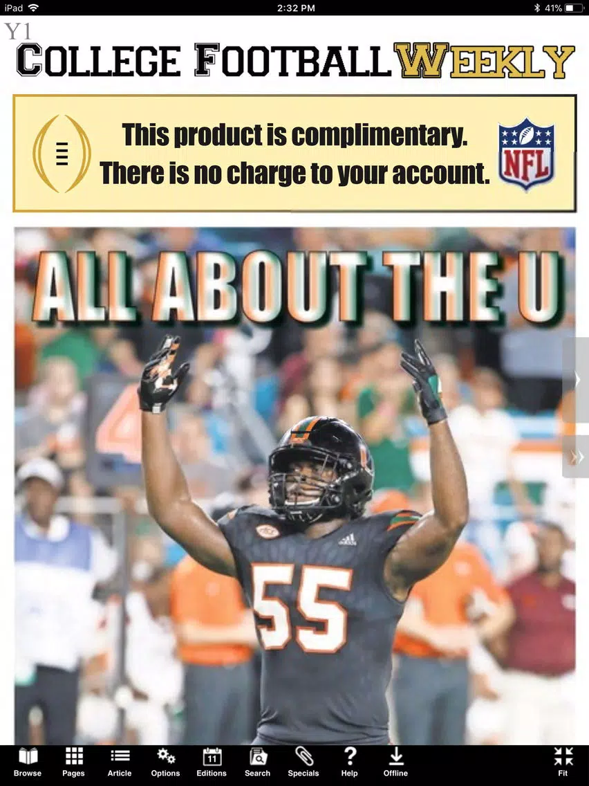 Screenshot di College & Pro Football Preview iPad 