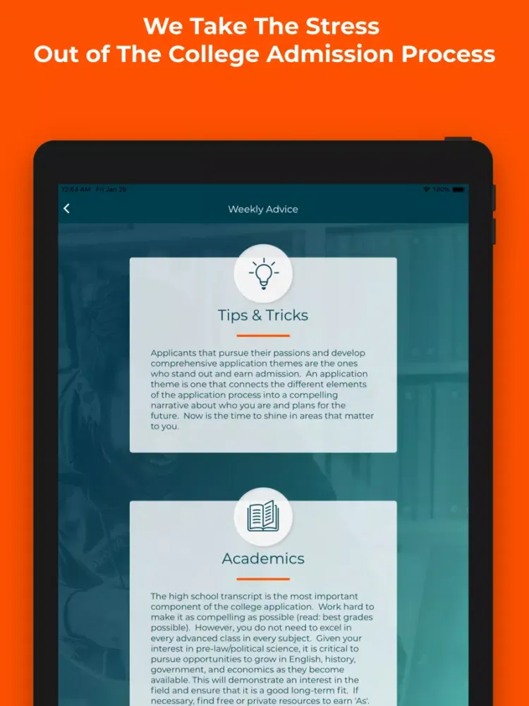 Artis: Get Into College Now iPad  স্ক্রিনশট