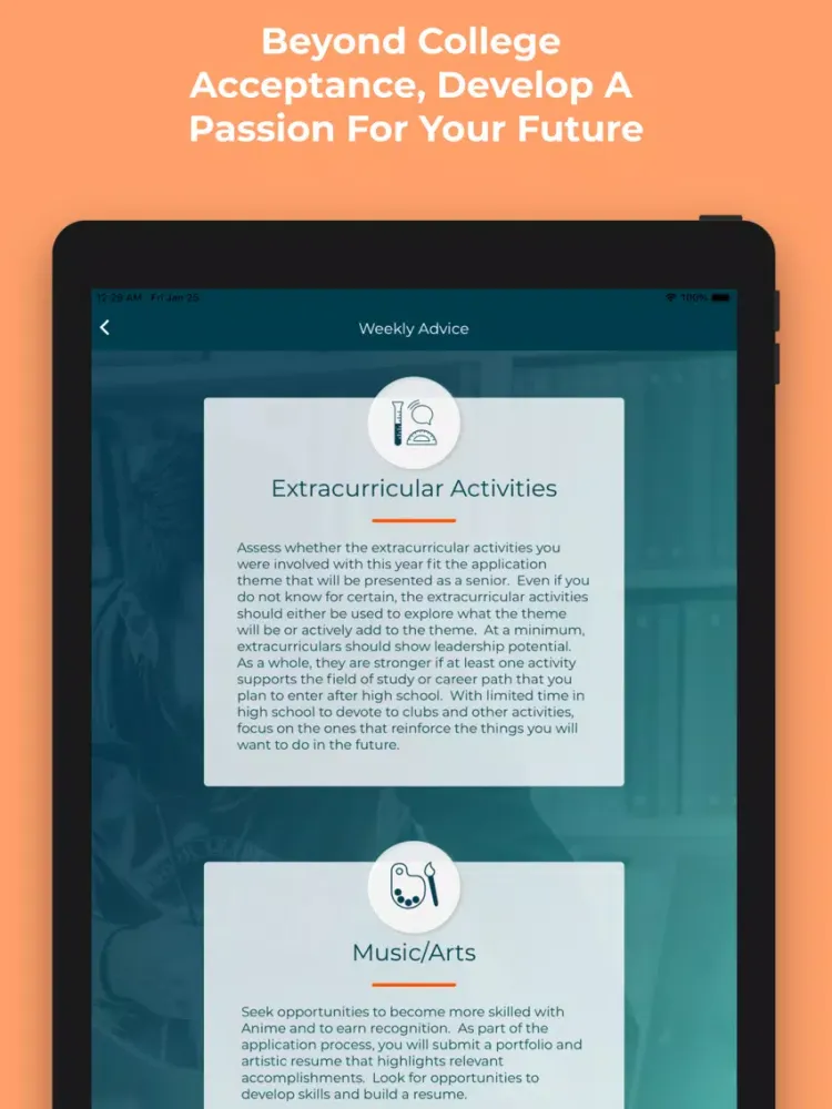 Artis: Get Into College Now iPad  স্ক্রিনশট