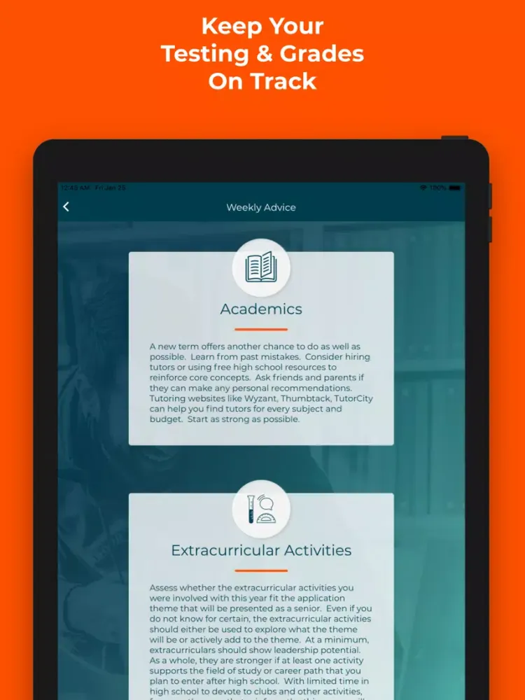 Artis: Get Into College Now iPad  স্ক্রিনশট