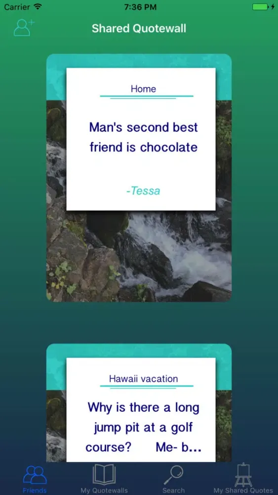 Quotewall - Collect and Share Quotes You Hear應用截圖