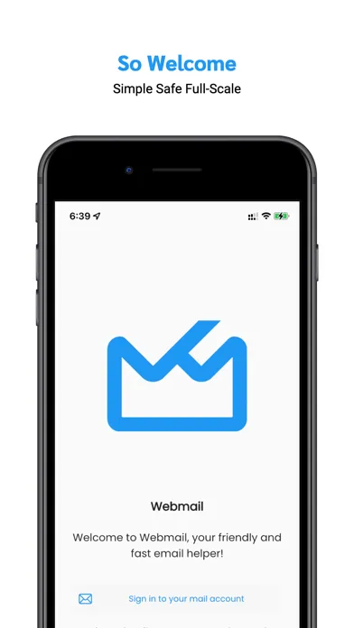 Webmail App 스크린샷
