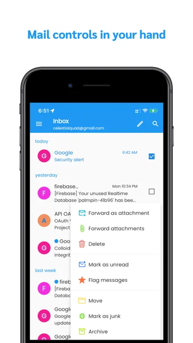 Webmail App 스크린샷