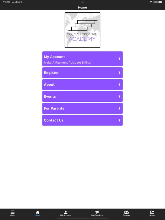 Colman Creative Academy iPad 應用截圖