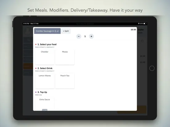 Colmo POS - Blue Edition iPad  Screenshots