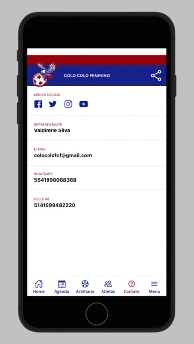 Ảnh chụp màn hình của Colo Colo Futebol Clube