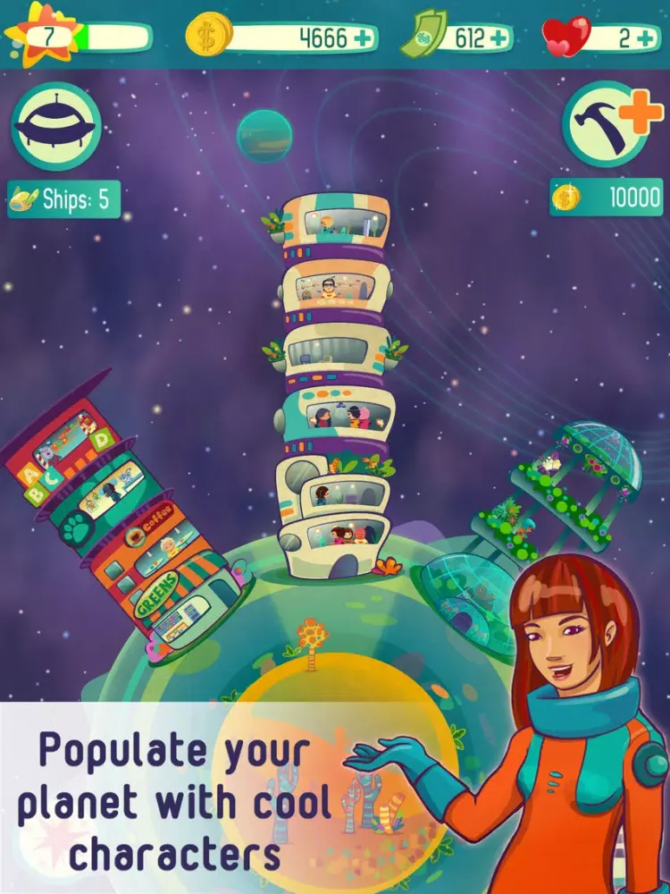 Ảnh chụp màn hình của Pocket Planet: Origins iPad 