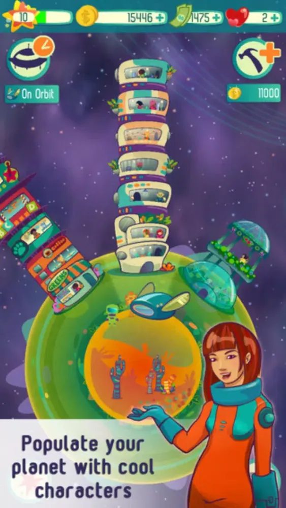 Ảnh chụp màn hình của Pocket Planet: Origins