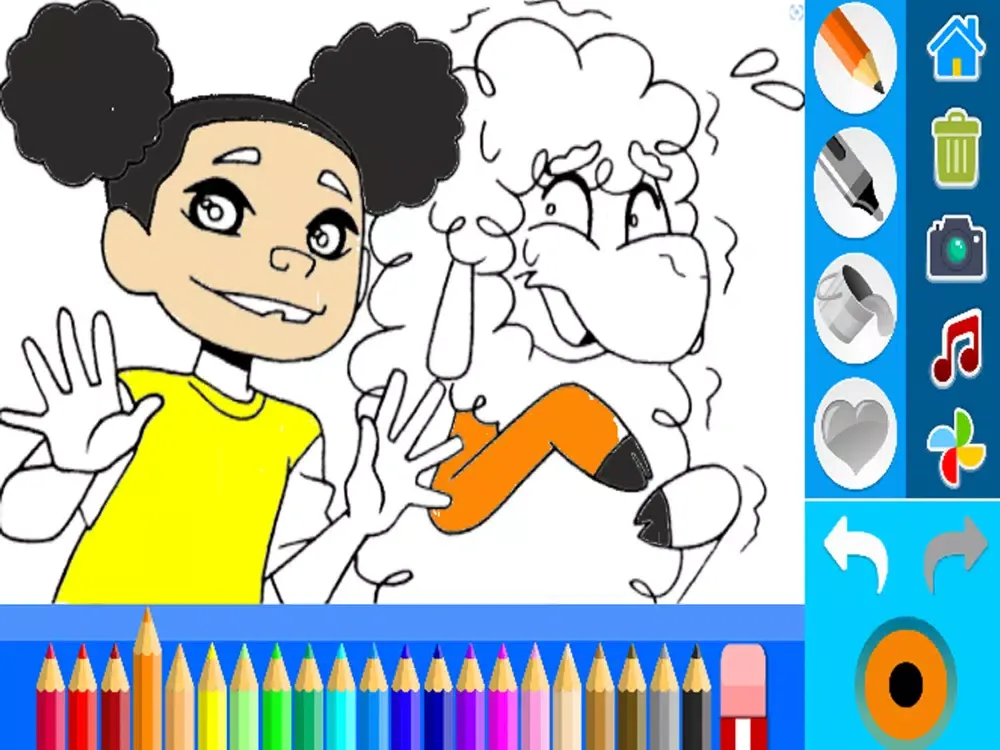 Capturas de pantalla de The Amanda Girl Coloring iPad 