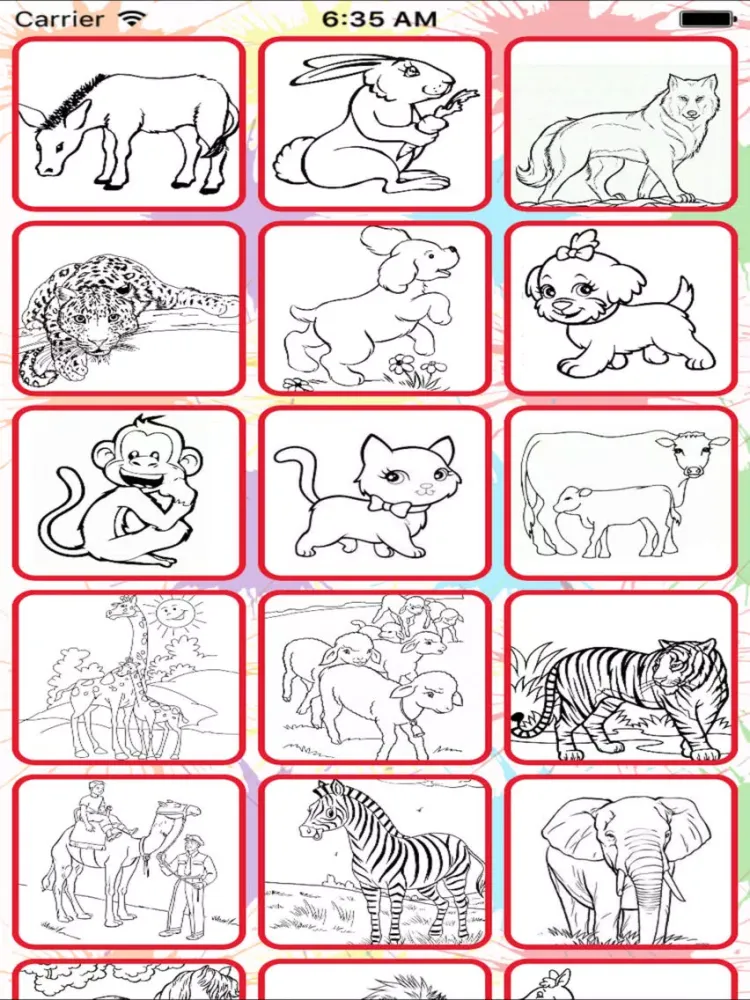 Tangkapan skrin Animal Coloring Book : Coloring Book iPad 