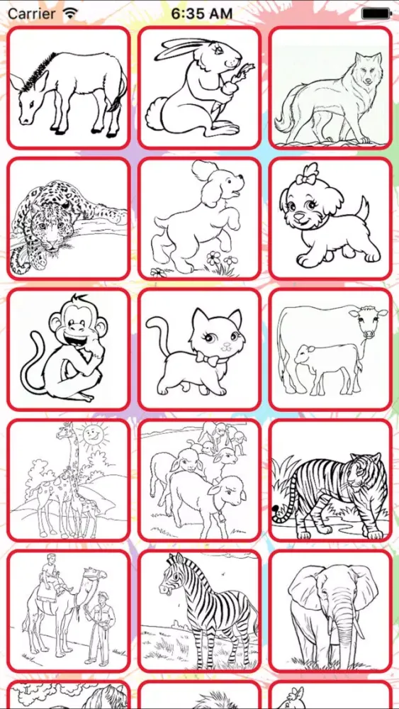 Tangkapan skrin Animal Coloring Book : Coloring Book