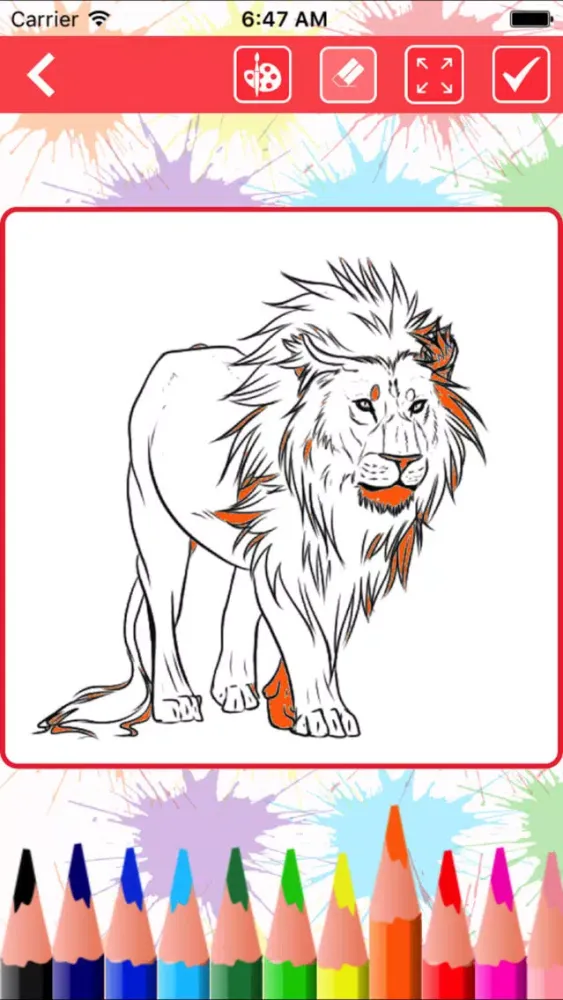 Tangkapan skrin Animal Coloring Book : Coloring Book
