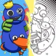 Rainbow Friends Coloring