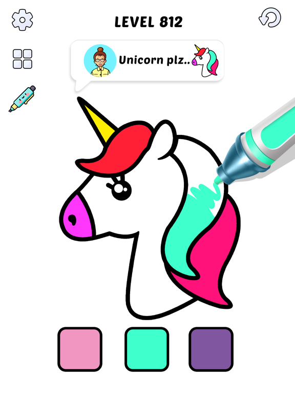 Capturas de tela do Color Book ASMR Painting Games iPad 