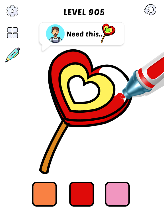 Capturas de tela do Color Book ASMR Painting Games iPad 