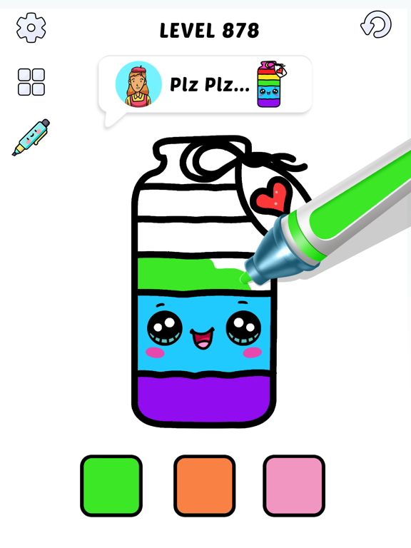 Capturas de tela do Color Book ASMR Painting Games iPad 