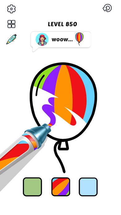 Capturas de tela do Color Book ASMR Painting Games