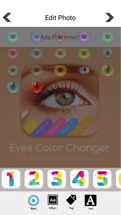 Zrzuty ekranu Color Changer Editor
