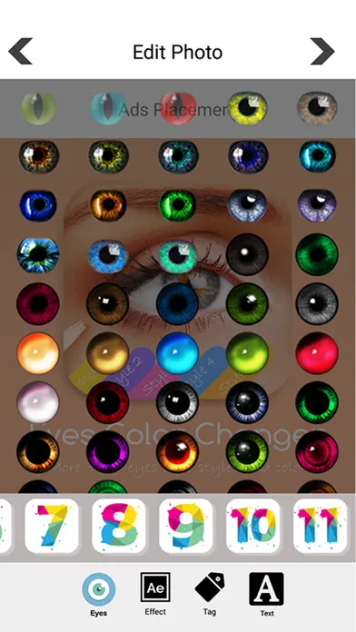 Zrzuty ekranu Color Changer Editor