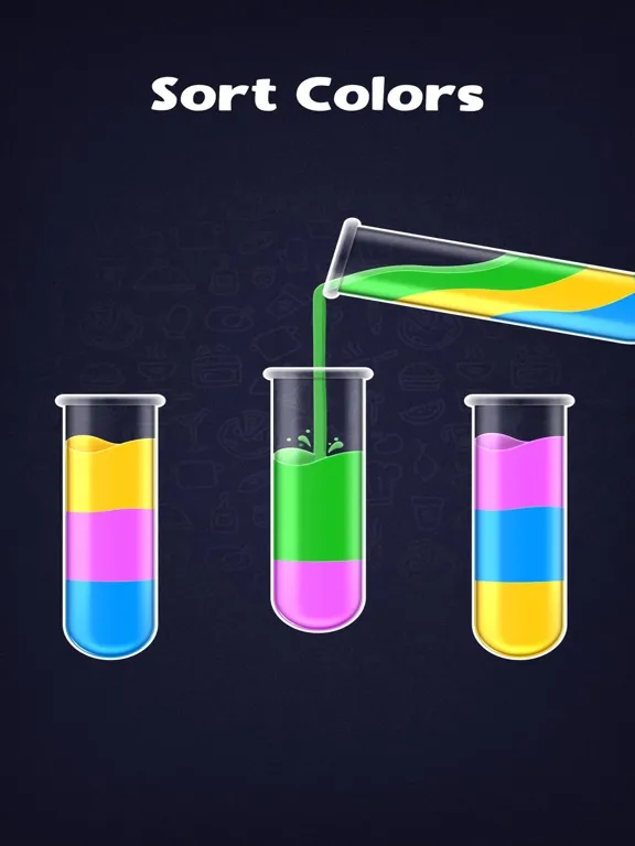 Tangkapan skrin Color Water Sort Puzzle Match iPad 