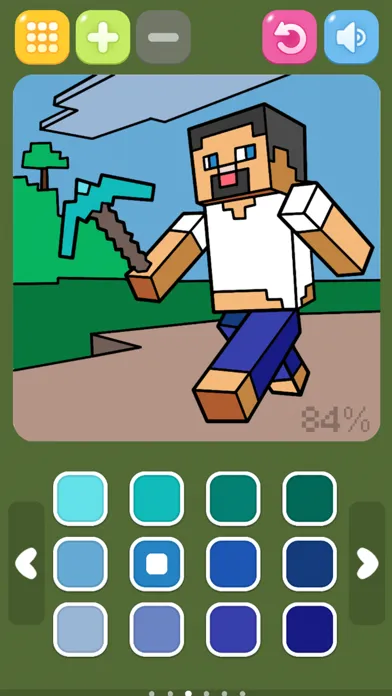 Tangkapan skrin ColorCraft- Minecraft Coloring