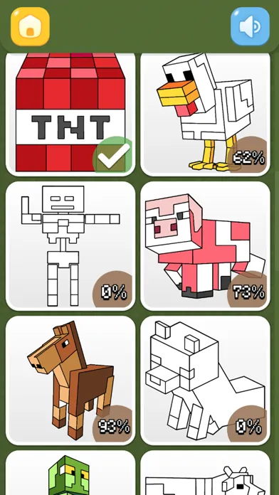Tangkapan skrin ColorCraft- Minecraft Coloring