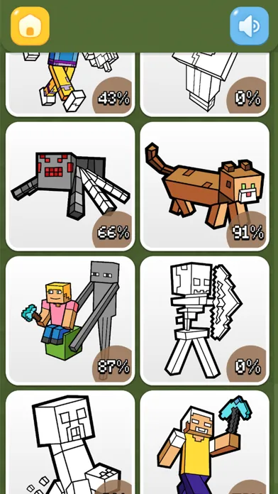 Tangkapan skrin ColorCraft- Minecraft Coloring
