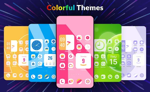 Tangkapan skrin Color Launcher, cool themes