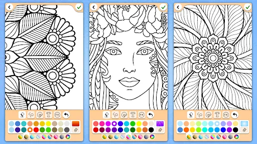 Mandala Coloring Pages Screenshots