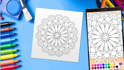 Mandala Coloring Pages Screenshots