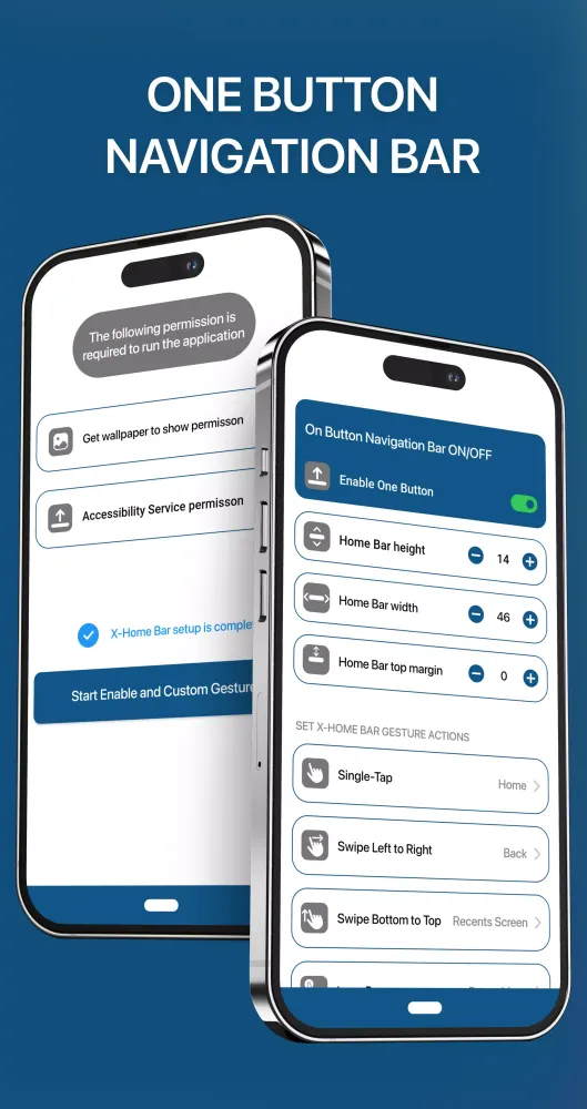 One Button Navigation Bar Ekran Görüntüleri