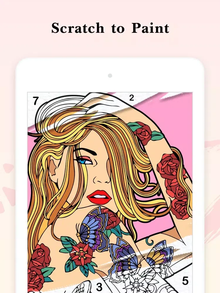 Скриншоты Scratchi: Paint by Numbers iPad 