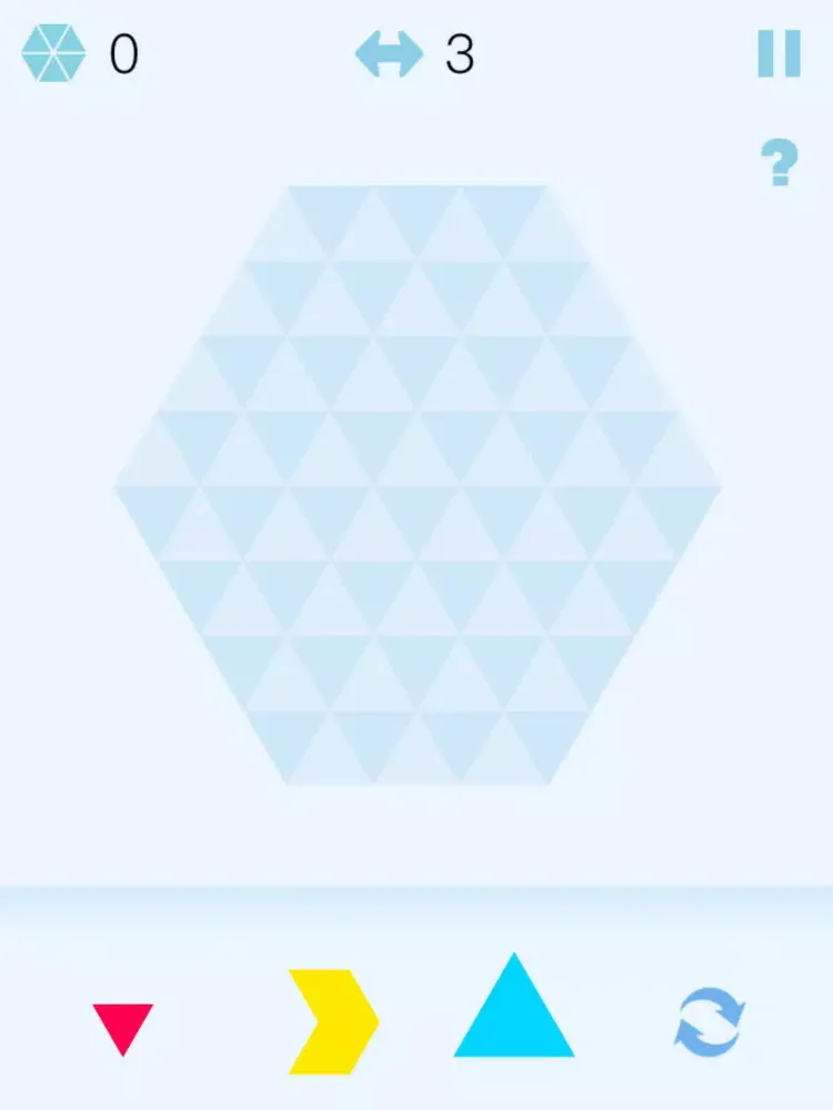 Tangkapan skrin Color Hexagon Merged! - six hexa jigsaw puzzle fit iPad 